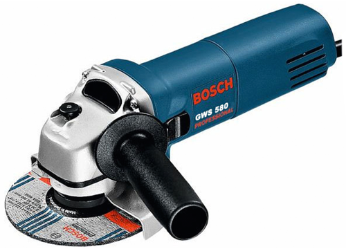 Bosch Angle Grinder 4", 580w, 11000rpm, 1.8kg GWS580 - Click Image to Close